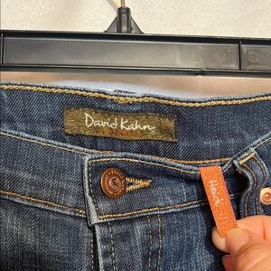David Kahn Women's Dark Indigo Boot Cut Jeans